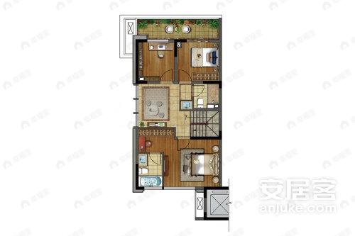 保利叁仟栋|壹海里4室3厅3卫户型图
