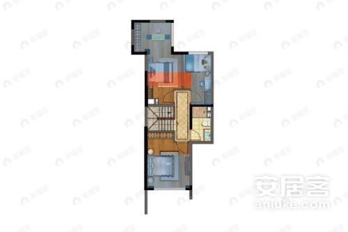 保利叁仟栋|壹海里4室2厅2卫户型图