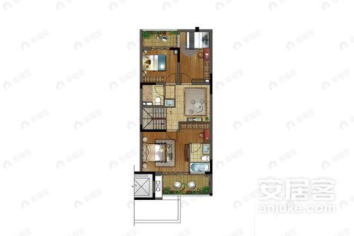 保利叁仟栋|壹海里4室3厅3卫户型图