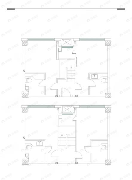 1室1厅1卫建面70m²西北户型图