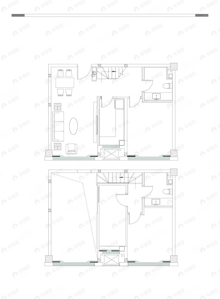 1室1厅1卫建面81m²东南户型图