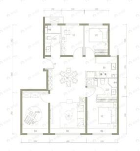 梧桐星宸4室2厅2卫户型图