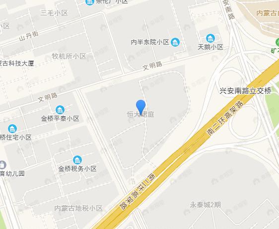 呼和浩特恒大珺庭效果图