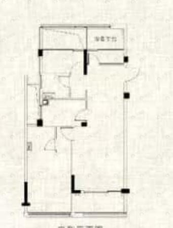 3室2厅2卫建面90平户型图