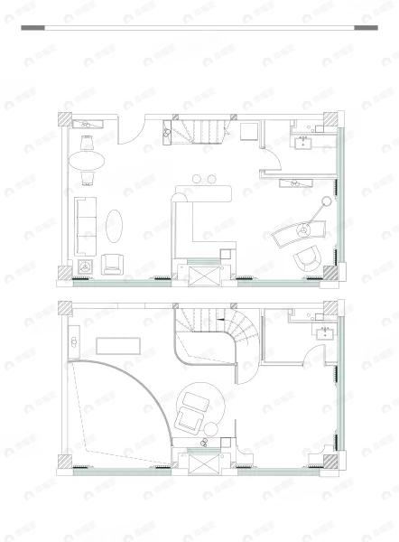 1室1厅1卫建面83m²西南户型图