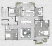4室2厅3卫建面189平南户型图