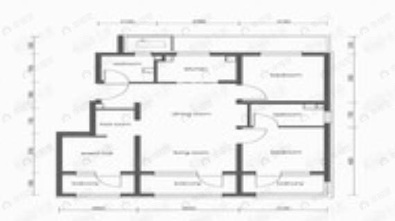 中建T5未来住区3室2厅2卫户型图
