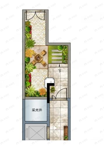 4室3厅3卫建面141平户型图