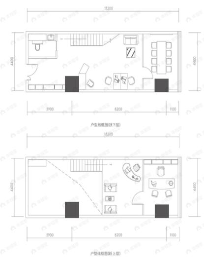 3室1厅建面70平南户型图