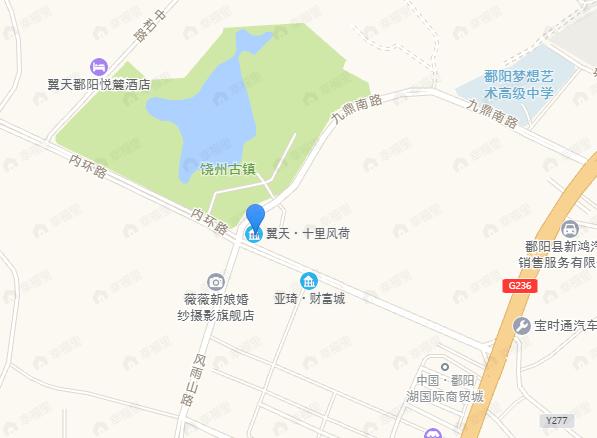 湖城十里风荷效果图