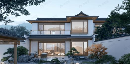 蓝城桃李溪山效果图