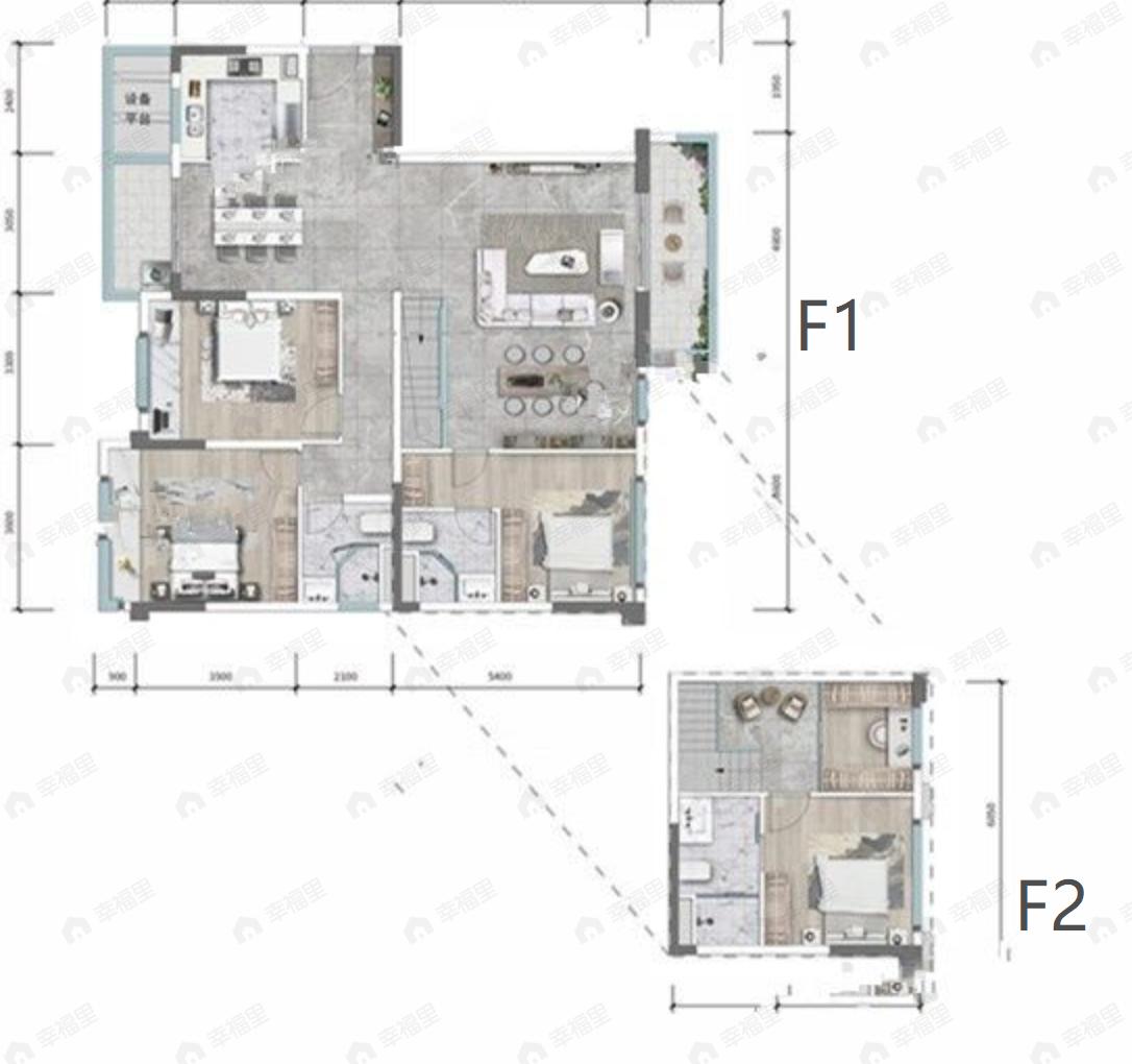金隅金成府4室2厅3卫户型图