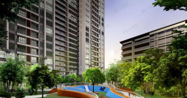 绿湖半岛花园效果图