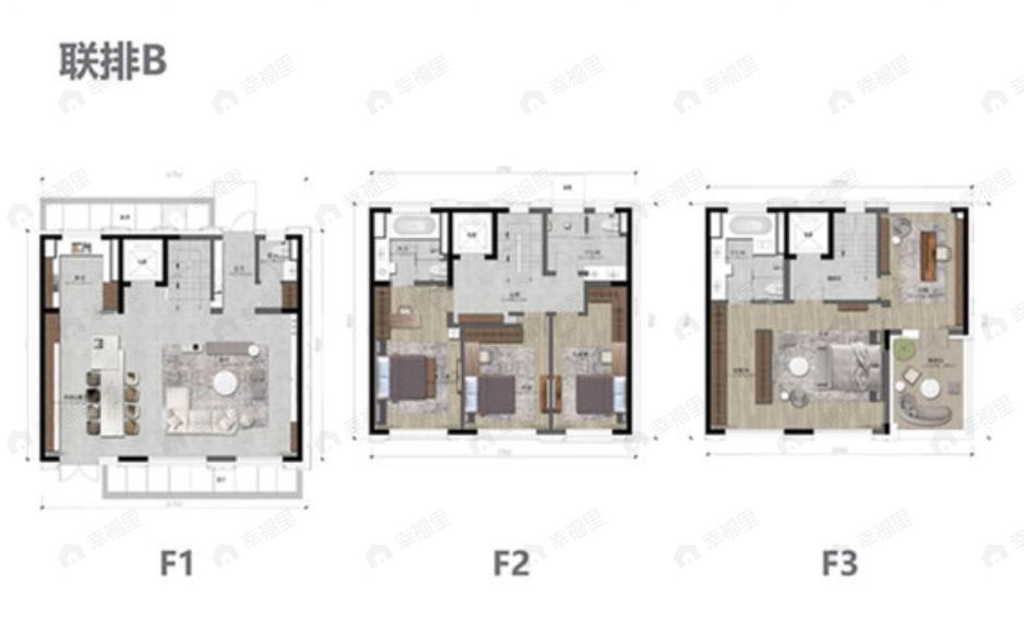 中海首开湖光玖里4室2厅4卫户型图