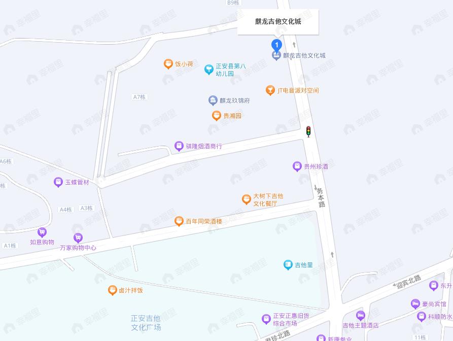 麒龙吉他文化城效果图