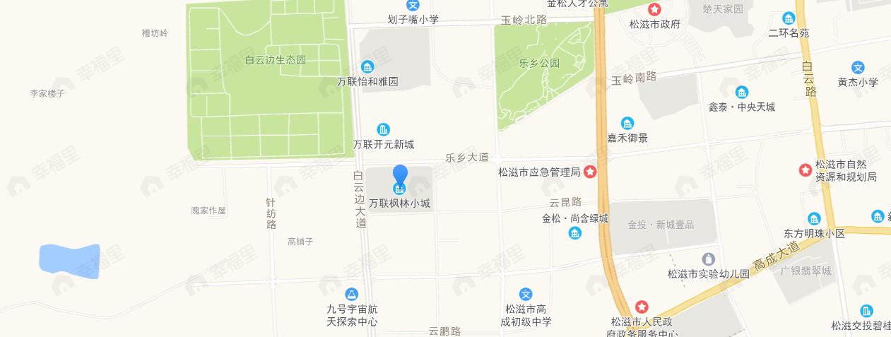 万联枫林小城效果图