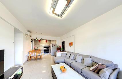 北京新世界花园2室2厅81.37平低楼层/共9层