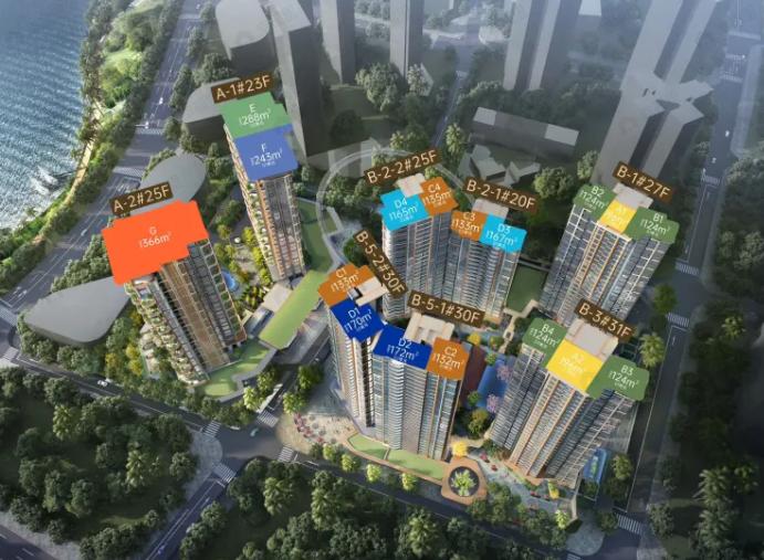 建发港务瑞湖公馆丨宸启瑞湖效果图