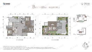 4室2厅2卫建面181平户型图