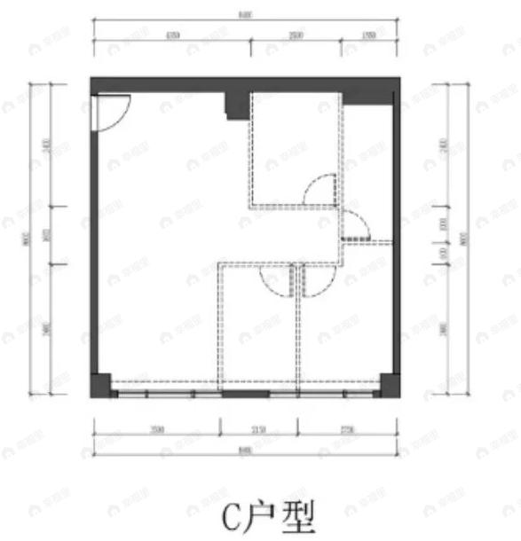 禧福壹号3室2厅1卫户型图