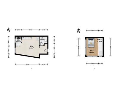 北京彩虹城(四区)1室1厅52.02平高楼层/共16层
