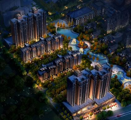 西安山水香堤溪岸长安 航天城