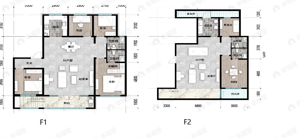 成龙学府·悦城6室4厅4卫户型图