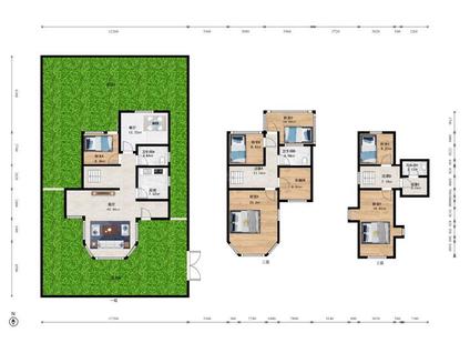 北京王府公寓6室2厅256.1平低楼层/共3层
