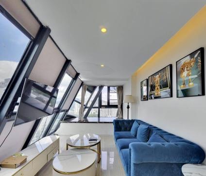 三亚鸿洲天玺1室1厅44.82平高楼层/共30层