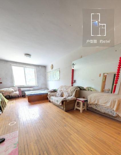 北京金栾小区2室2厅61平中楼层/共5层