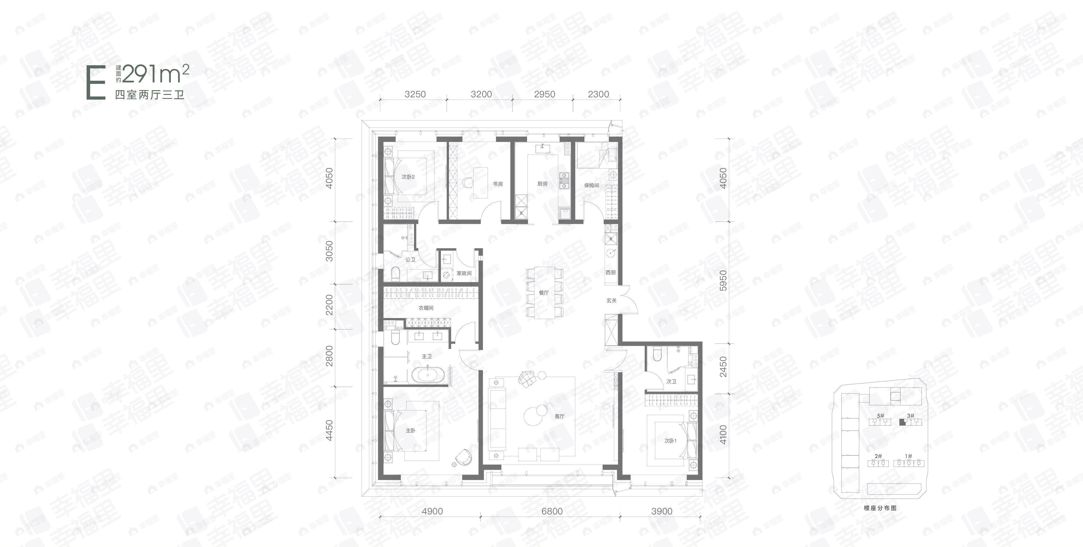 融创壹号院4室2厅3卫户型图