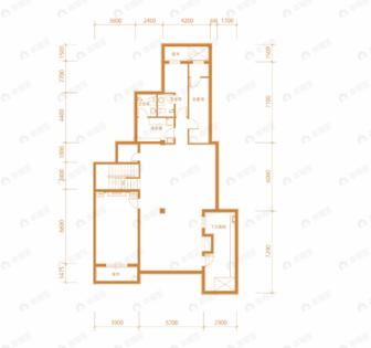 5室3厅7卫建面517m²南|东|北户型图