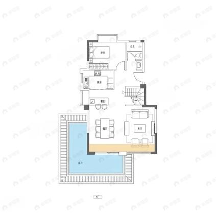 5室3厅3卫建面139平南户型图