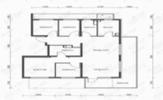 4室2厅2卫建面142平南|北户型图