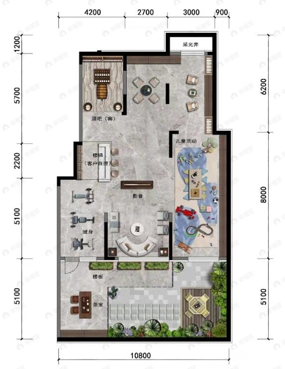 美悦府4室2厅2卫户型图