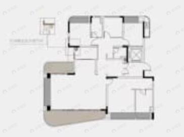 4室2厅3卫建面199平南户型图