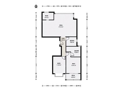 北京新华联丽港2室1厅117.18平低楼层/共15层