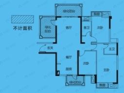 阿尔卑斯4室2厅2卫户型图