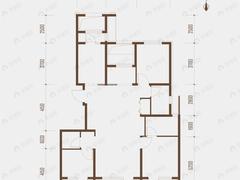 4室2厅3卫建面148平户型图