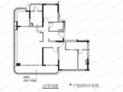 华润未来之城4室2厅2卫户型图