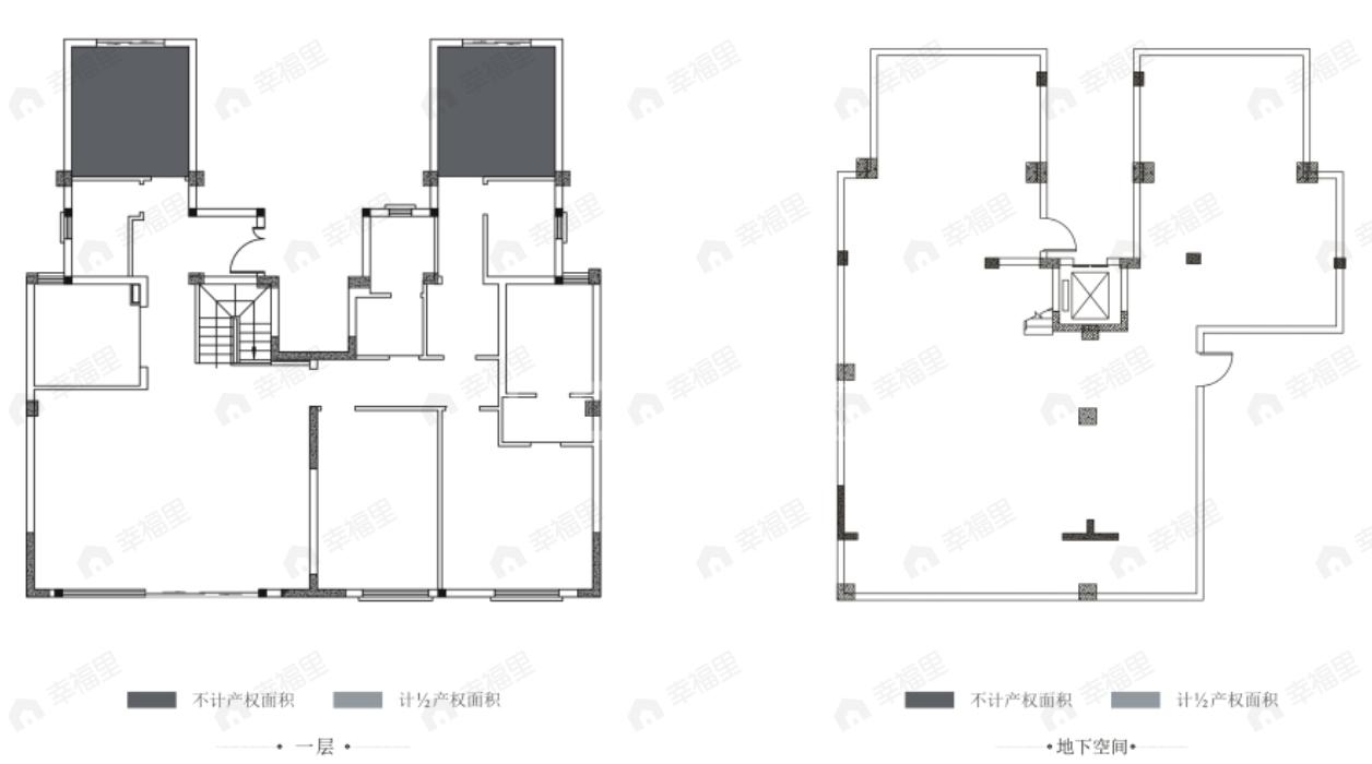 3室1厅3卫建面367平户型图