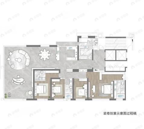 湿地公园TOD璞瑞4室2厅2卫户型图