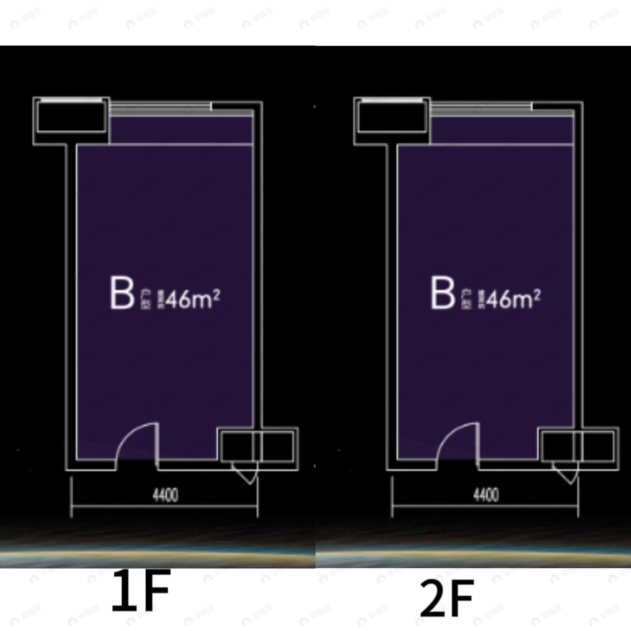 龙湖星图1室户型图