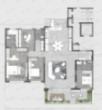 4室2厅3卫建面165平户型图