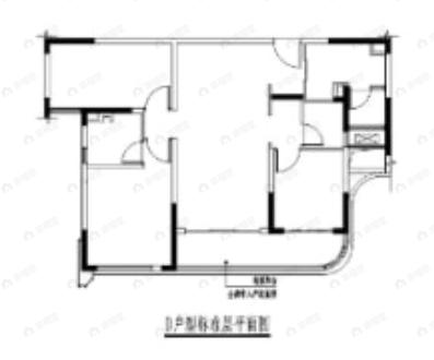 华润未来之城3室2厅2卫户型图
