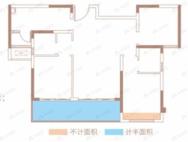 3室2厅2卫建面101平户型图
