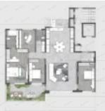 通派龙湖中原颂4室2厅3卫户型图