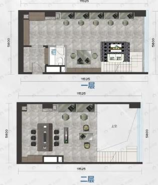 1室1厅1卫建面104平户型图