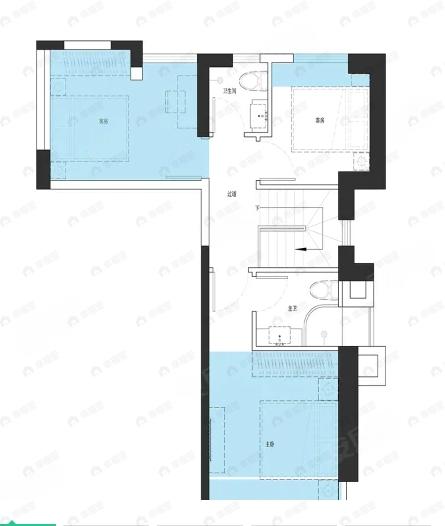 IOI棕榈国际住区3室2厅3卫户型图