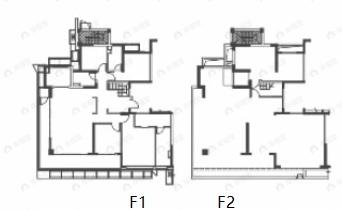 4室2厅3卫建面445平南户型图